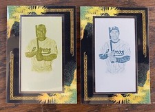Lot Of 2 2008 Allen & Ginter 1/1 Printing Plates Miguel Tejada Base Yellow Cyan