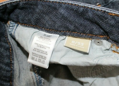 Michael Kors Womens Jeans Sz 8/33 Straight Leg Stretch Blue/Gray Contrast Stitch - Picture 6 of 10