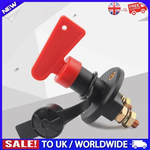  Universal Battery Isolator 12V Power Supply On/Off Rotary for Vehicle