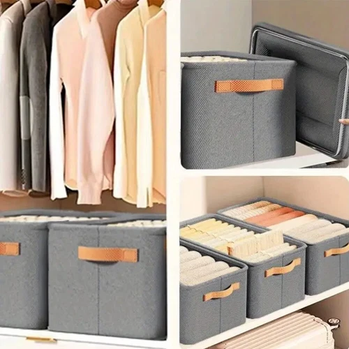 3pcs Pants Clothing Storage Box Wardrobe Clothes Pants Dolls Organizer Underwear - Picture 9 of 12