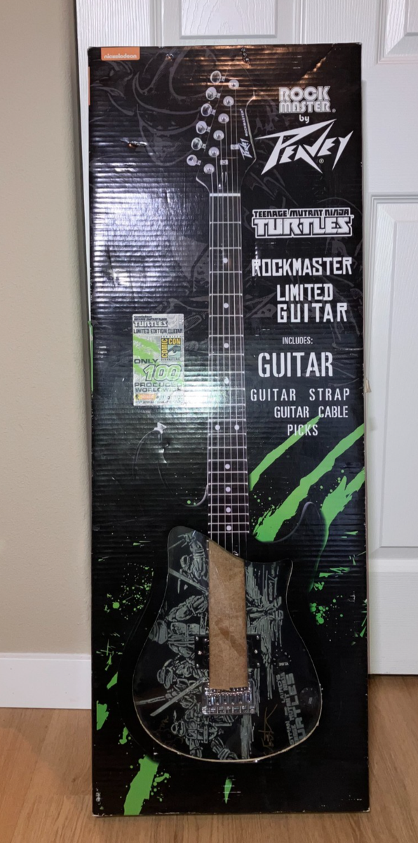 Peavey Teenage Mutant Ninja Turtles Guitar KEVIN EASTMAN Signed