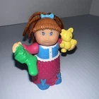 Vintage Cabbage Patch Kids CPK Doll Mini Figures Figurines 1992 Girl Christmas