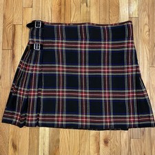 Kommando Kilts Acrylic Tartan Plaid Scottish Adjustable Kilt Mens Sz 46