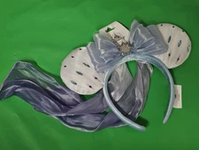 Disney Parks Frozen Elsa Veil Ear Headband for Adults 2025 Disney Princess New