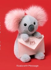 FAO SCHWARTZ JELLY CAT KAWALA WITH MESSAGE