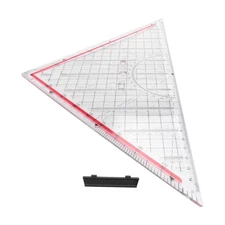30CM Drawing Triangle Ruler Multi-Function Drawing  Ruler with Handle6228