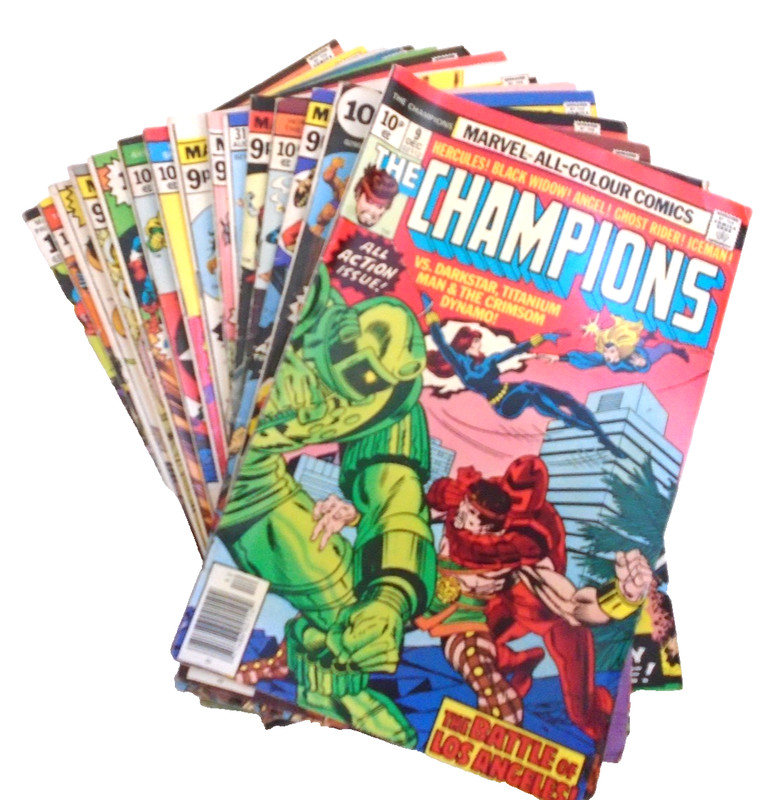 Marvel Comics Job Lot x15 Avengers Captain America Inhumans Defenders Thing