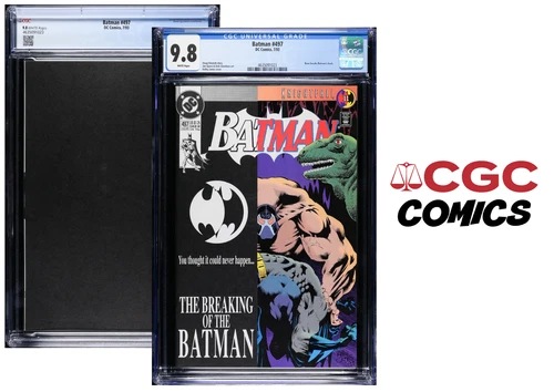 OBO🦇🙎Batman #497 Knightfall - Bane Breaks Batman's Back (1993)(CGC 9.8 Graded)