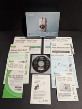 Box And Manuals ONLY Canon PowerShot Elph Digital Camera SD200 English French