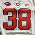 2016 Championship era Clemson Tigers Game Used Football Jersey #38 Size 36 COA  — photo 6