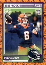 2025 Panini RC Score-A-Treat 🏈 HALLOWEEN 🎃 PUMPKIN #73 KYLE MCCORD