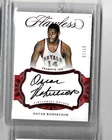 OSCAR ROBERTSON 2016-17 PANINI FLAWLESS RED CERTIFIED AUTOGRAPH#07/15