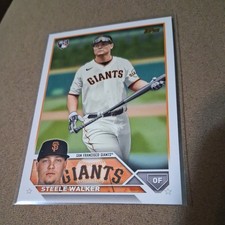 2023 Topps Series 1 Steele Walker Rookie Golden Mirror SSP #264