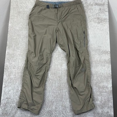 Mountain Equipment Approach Pant Mens Khaki Hiking Cargo Pants Belted 36 Regular