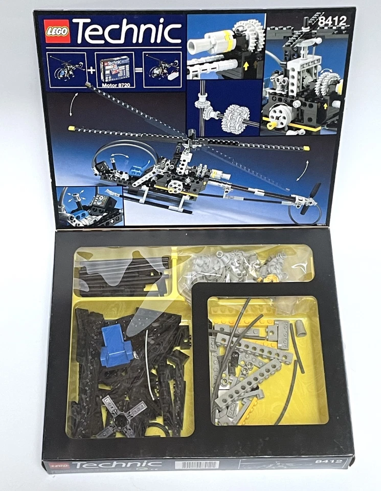 Lego 8412 Technic hélicoptère Nighthawk 1995 complet en boîte + notice TBE - Photo 2/4
