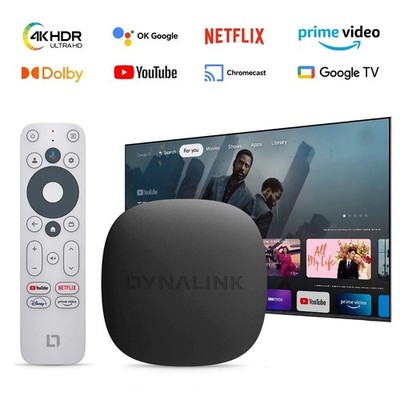 Google TV Box mit Netflix 4K Streaming Media Player zertifiziert Google TV 12.0 S