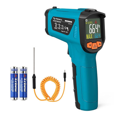 Tilswall Infrarot Thermometer(Nicht Für Menschen) -50°C Bis 800°C IR Digital Las
