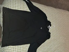 Riot Games Men’s Black Graphic Logo Pullover Hoodie Sweatshirt Men’s XL