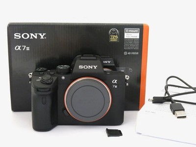 Sony alpha a7 III Systemkamera nur 200 Auslösungen Gewährleistung 1 Jahr