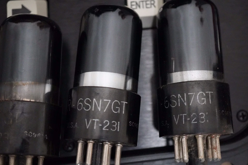 3 KEN-RAD CKR 6SN7 GT VT-231 1940s LEGENDARY BLACK BEAUTY MATCHED Free Return - Image 3 of 4