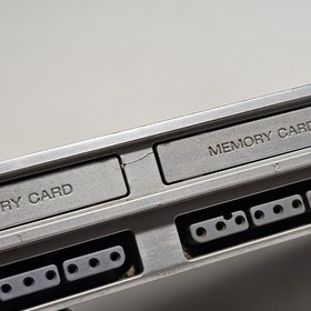 PlayStation 2 PS2 Slim Silver Console and Cords Tested/Works! SCPH-90001