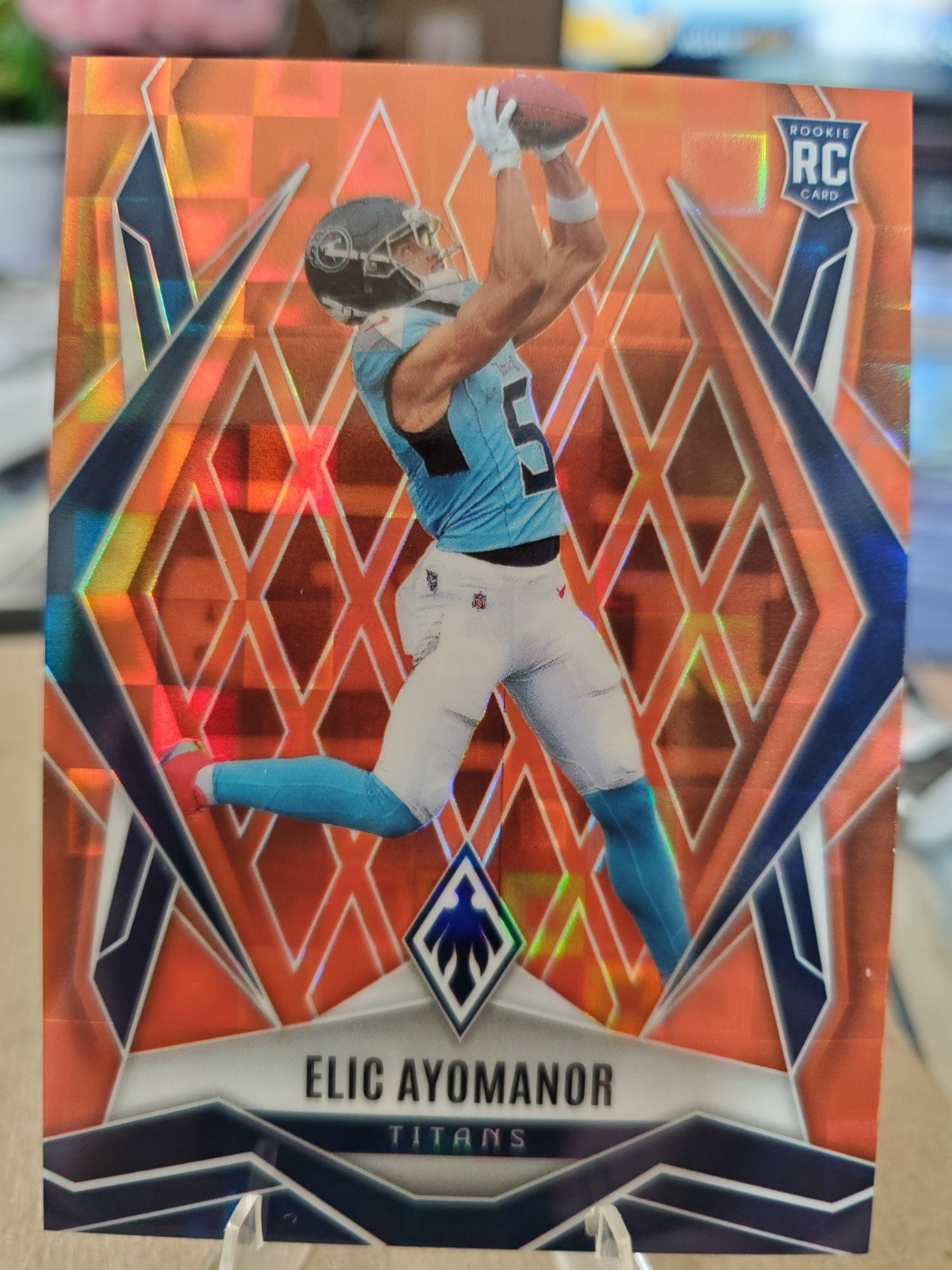 2025 Panini Phoenix - Rookies Elic Ayomanor #167 Orange Pandora /189 (RC) 🔥 🔥 