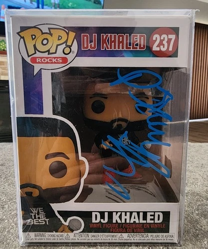 Funk Pop! Rocks: DJ Khaled #237 Autograph Beckett Authenticated W/ Protector