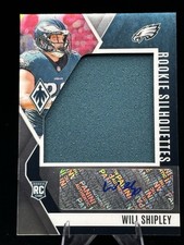 2024 Panini Phoenix Will Shipley Silhouettes RPA AUTO RC /299 #RS-WSY Eagles