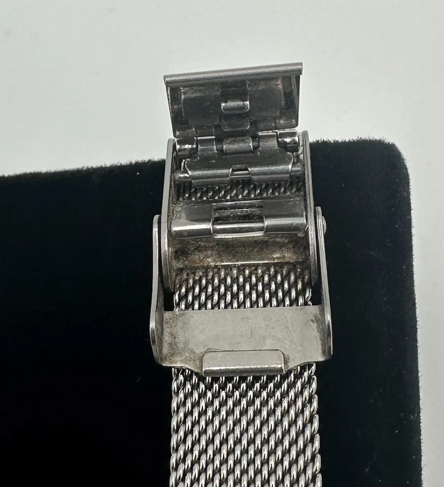 SKAGEN Stainless Steel Watch with Light Green Sunray Dial and Mesh Band Foto 3 de 4