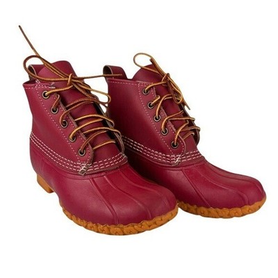 LL Bean Bean Boots Red Made in USA Limited Edition Rare Outdoor Winter Sz 6M