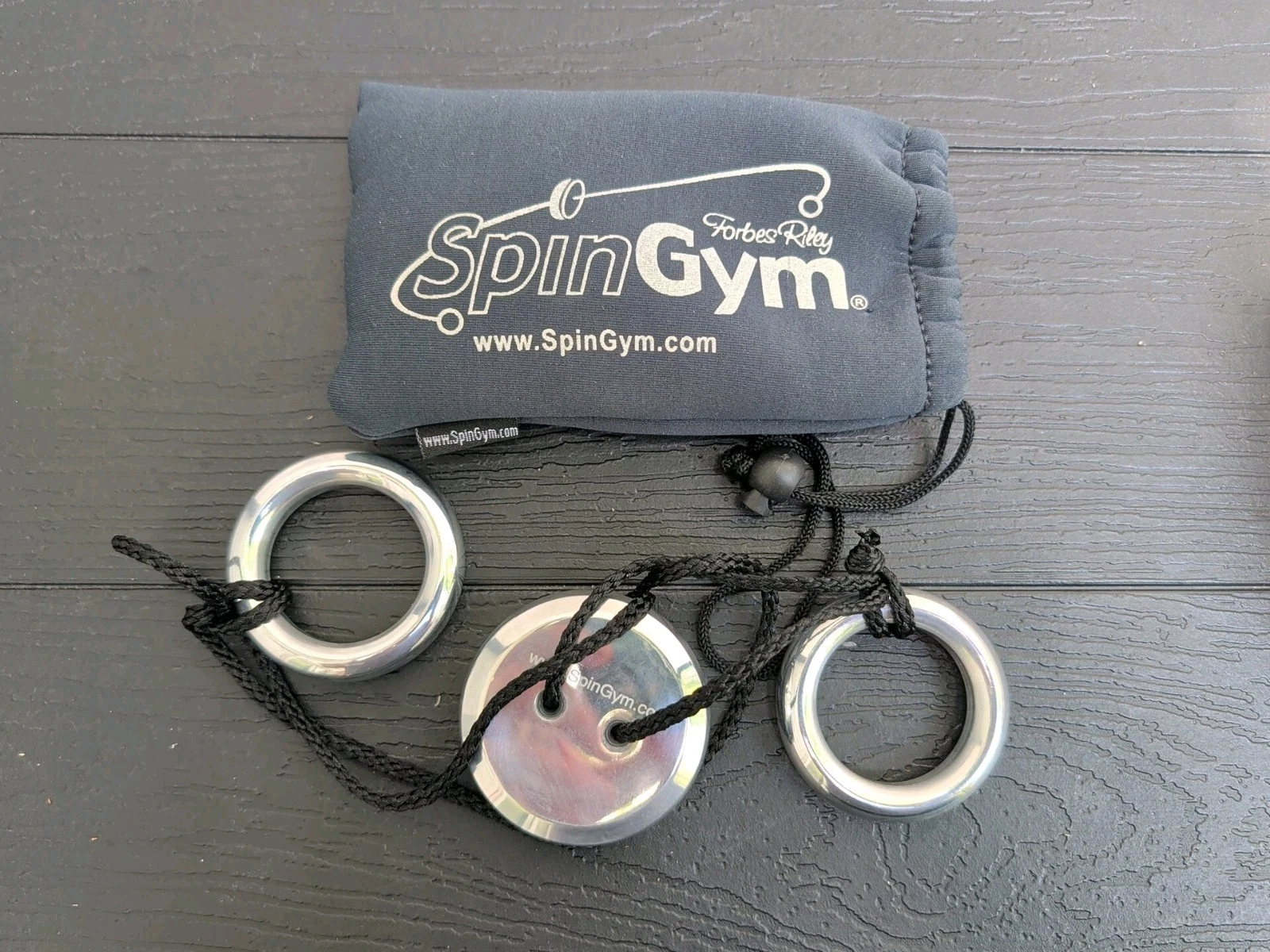 Forbes Riley SpinGym Upper Body Workout System Chrome Spin Gym No CD