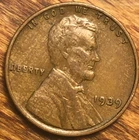 1939 Lincoln Wheat Cent Woody Wood Grain Improper Alloy Mix Error Unique Penny