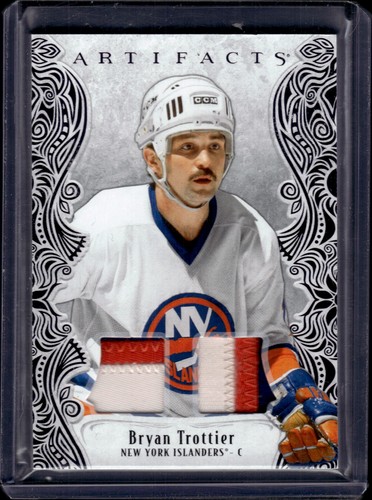 2025-26 Upper Deck Artifacts #167 Bryan Trottier Dual Patch Purple #/15 New York - Picture 1 of 2