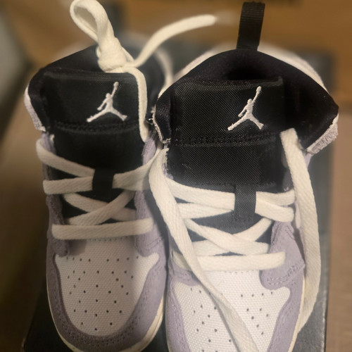 Toddler Size 8c Nike Air Jordan 1 Mid SE TD Craft Cement Grey/ Black-White