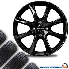 4x Alu Ganzjahresreifen Kompletträder für Ford Fiesta Reifen 195/50R15 Firestone