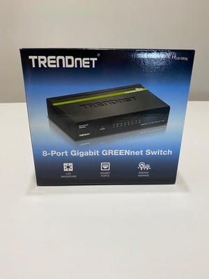 TRENDnet TEG-S80G 8-Port Gigabit GREENnet Switch