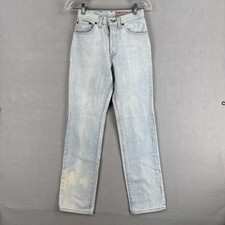 Vintage Levis 501XX Jeans Womens 25x31 Light Wash Denim Button Fly Straight Leg