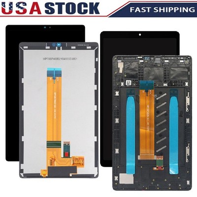 For Samsung Galaxy Tab A7 Lite T220 SM-T227U LCD Touch Screen Digitizer ±Frame