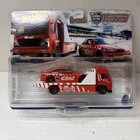 NEW Hot Wheels Premium Team Transport Red BMW M3 E46 & Aero Lift
