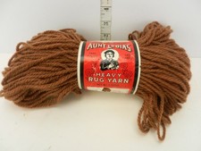 Aunt Lydia's Heavy Rug Yarn  236A 1 Skein in Color 420 Brown 3.2oz