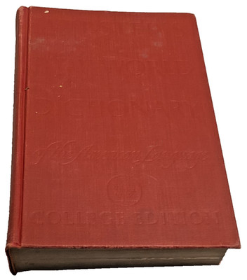 Webster's New World Dictionary American Language College Edition 1964 HC