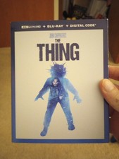 The Thing 4k UHD, Blu-Ray Digital, 1982 w/ Limited Edition Slipcover