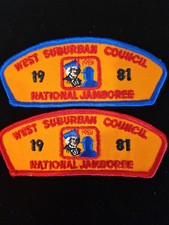 BSA 2 Different West Suburban Council Shoulde...