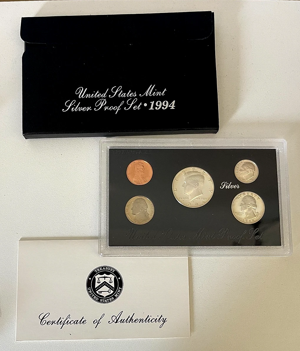 Silver Proof US Coin Proof Sets 1994 for sale | eBay