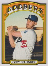 2021 Topps Heritage #72DC-1 Cody Bellinger 1972 Topps Die Cuts