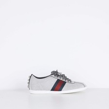 Gucci Silver Shoes, Shoe Size 37