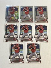 2025 Bowman Esmith Pineda 1st Lot x1 Mojo x2 Base x5 Paper REDS