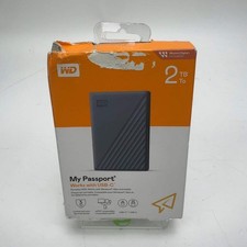 New Western Digital WD Portable My Passport 2TB HDD