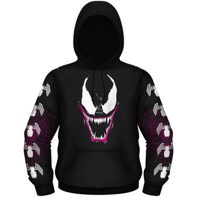 Sweatshirt Marvel Venom Grin Darks - Licence Officielle, 241g, Col Tissé, Coupe Classique - 3