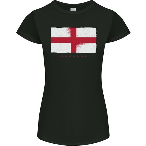 T-shirt Femme St Georges Pour La Reine Et L'Angleterre - Coupe Petite, Neuf Sans étiquette
